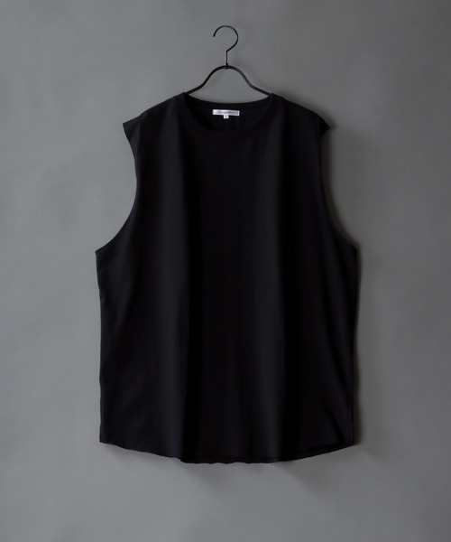 SITRY(シトリー)の「layered Loose silhouette crew neck T-shirt/レイヤード ルーズシルエット クルーネック Tシャツ(Tシャツ/カットソー・メンズ・ホワイト/ブラック/ブラック系その他・M/L)」の15枚目の写真
