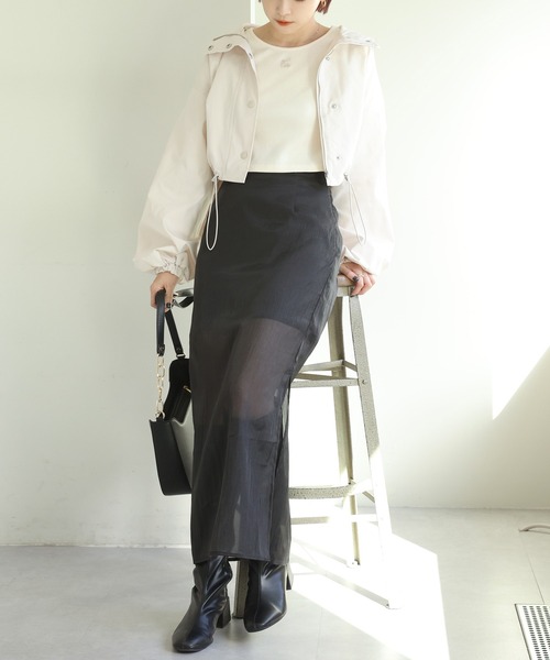 one after another NICE CLAUP(ワンアフターアナザーナイスクラップ)の「NC刺繍テレコトップス 2023SS(Tシャツ/カットソー・レディース・オフホワイト/アイボリー/ホワイト系その他/ホワイト系その他2・FREE)」の18枚目の写真