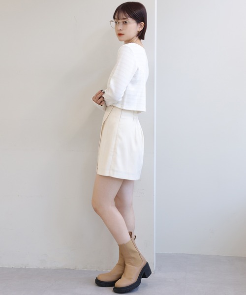 one after another NICE CLAUP(ワンアフターアナザーナイスクラップ)の「NC刺繍テレコトップス 2023SS(Tシャツ/カットソー・レディース・オフホワイト/アイボリー/ホワイト系その他/ホワイト系その他2・FREE)」の22枚目の写真