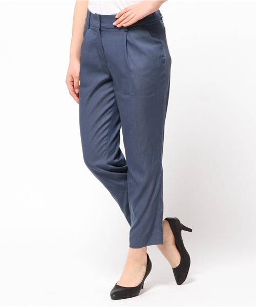 NATURAL BEAUTY BASIC（ナチュラルビューティーベーシック）の「クロップドパンツ（その他パンツ・レディース・ネイビー/ベージュ・MEDIUM/X-SMALL/LARGE/SMALL）」の2枚目の写真