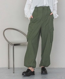 JEANASIS | ハイウエストミリタリーフラップポケットパンツ/187029(カーゴパンツ)