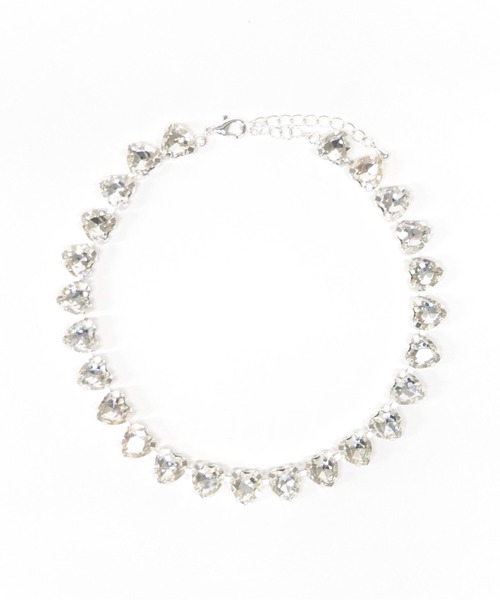 Casselini（キャセリーニ）の「Casselini(キャセリーニ)ハートビジューネックレス（ネックレス・レディース・ブラック/グリーン/クリア・FREE）」の14枚目の写真