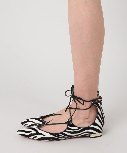 Deuxieme Classe（ドゥーズィエムクラス）の「*AQUAZZURA Race up Ballet Shoes◆（バレエシューズ・レディース・ホワイト・36/37/35）」の3枚目の写真