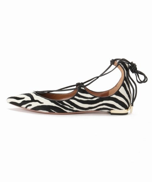 Deuxieme Classe（ドゥーズィエムクラス）の「*AQUAZZURA Race up Ballet Shoes◆（バレエシューズ・レディース・ホワイト・36/37/35）」の5枚目の写真