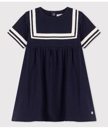 新品＊プチバトーセット　6ans ガーゼプリントワンピース　フラワークロシェ PETIT BATEAU｜ダブルガーゼフラワープリントワンピース