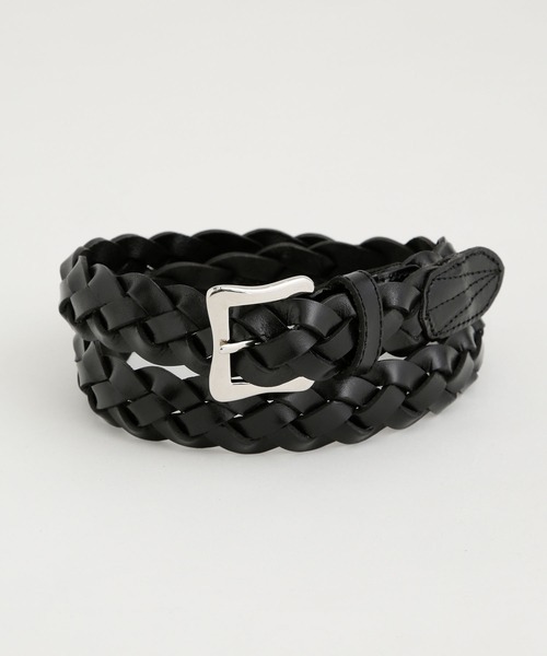 NANO universe（ナノユニバース）の「LB.04/レザーメッシュベルト（ベルト・メンズ・ブラック/ブラウン・FREE）」の2枚目の写真