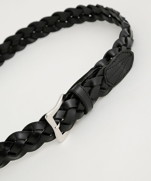 NANO universe（ナノユニバース）の「LB.04/レザーメッシュベルト（ベルト・メンズ・ブラック/ブラウン・FREE）」の8枚目の写真