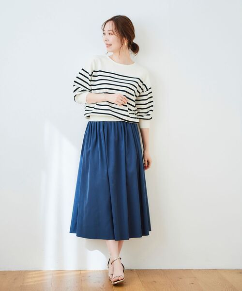 le.coeur blanc(ルクールブラン)の「リバーシブルタフタギャザースカート(スカート・レディース・パープル/イエロー/ブルー・38/36)」の15枚目の写真