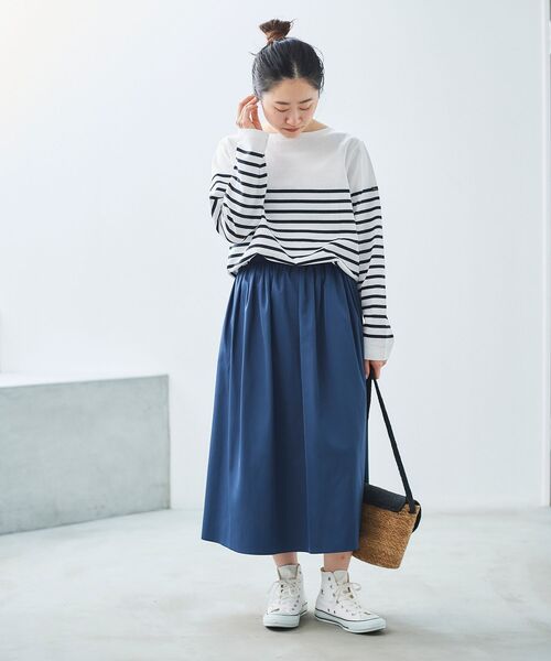 le.coeur blanc(ルクールブラン)の「リバーシブルタフタギャザースカート(スカート・レディース・パープル/イエロー/ブルー・38/36)」の18枚目の写真