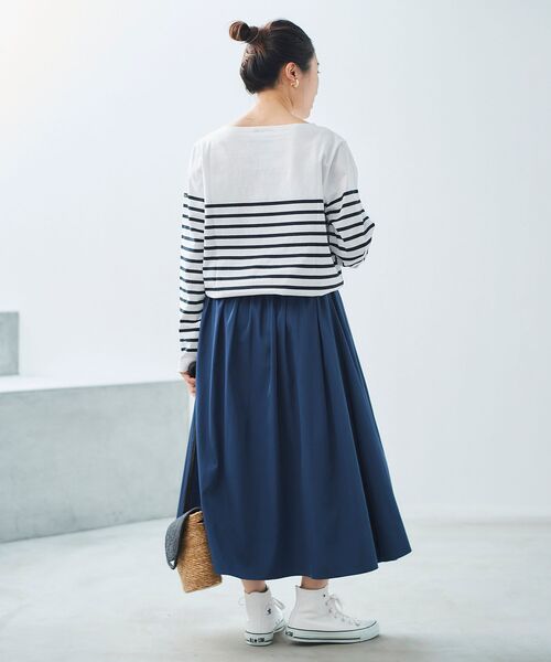 le.coeur blanc(ルクールブラン)の「リバーシブルタフタギャザースカート(スカート・レディース・パープル/イエロー/ブルー・38/36)」の19枚目の写真