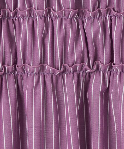 ＜EMMELREFINES＞EMティアードストライプワンピース