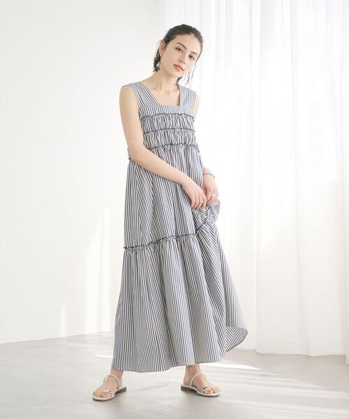 新品タグ付き 定価3.3万 エメルリファインズ レース ワンピース エメルリファインズ✳️総レース ロングワンピース【S】グリーン