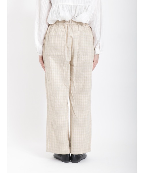 Samansa Mos2（サマンサ モスモス）の「綿麻チェックパンツ（その他パンツ・レディース・チャコール/ネイビー/ベージュ・ﾌﾘ-）」の17枚目の写真