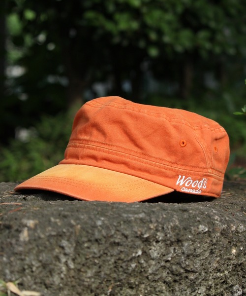 Woods（ウッズ）の「【WOODS/ウッズ】ウォッシュワークキャップ（キャップ・メンズ・ブラック/ネイビー/オレンジ・FREE）」の3枚目の写真