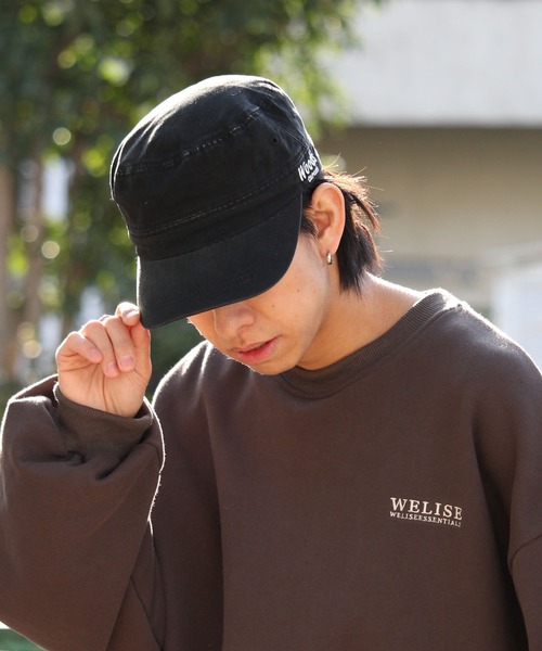 Woods（ウッズ）の「【WOODS/ウッズ】ウォッシュワークキャップ（キャップ・メンズ・ブラック/ネイビー/オレンジ・FREE）」の21枚目の写真