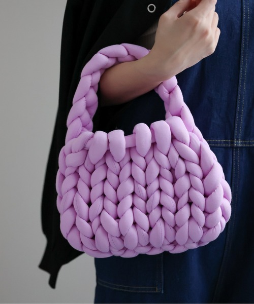 sakishimatokyo（サキシマトーキョー）の「マンドゥーバッグ（ボストンバッグ・レディース・グリーン/ライトブルー/ライトピンク/アイボリー/ブラック/ライトパープル/グレー・FREE）」の6枚目の写真