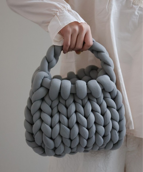 sakishimatokyo（サキシマトーキョー）の「マンドゥーバッグ（ボストンバッグ・レディース・グリーン/ライトブルー/ライトピンク/アイボリー/ブラック/ライトパープル/グレー・FREE）」の3枚目の写真