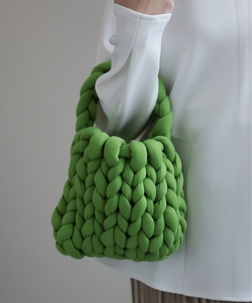 sakishimatokyo（サキシマトーキョー）の「マンドゥーバッグ（ボストンバッグ・レディース・グリーン/ライトブルー/ライトピンク/アイボリー/ブラック/ライトパープル/グレー・FREE）」の4枚目の写真