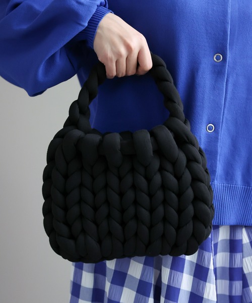 sakishimatokyo（サキシマトーキョー）の「マンドゥーバッグ（ボストンバッグ・レディース・グリーン/ライトブルー/ライトピンク/アイボリー/ブラック/ライトパープル/グレー・FREE）」の2枚目の写真