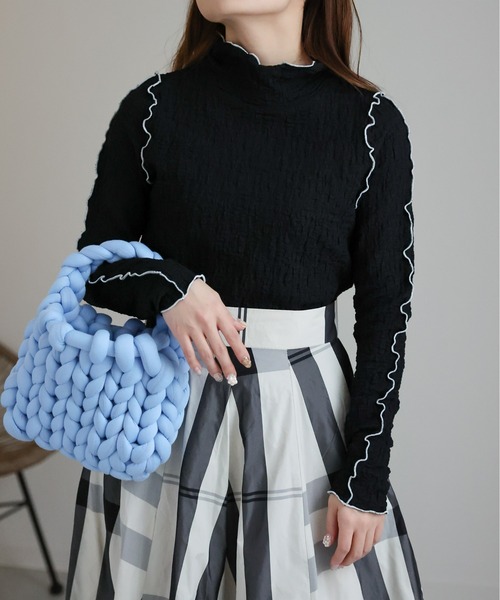 sakishimatokyo（サキシマトーキョー）の「マンドゥーバッグ（ボストンバッグ・レディース・グリーン/ライトブルー/ライトピンク/アイボリー/ブラック/ライトパープル/グレー・FREE）」の21枚目の写真