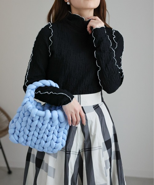 sakishimatokyo（サキシマトーキョー）の「マンドゥーバッグ（ボストンバッグ・レディース・グリーン/ライトブルー/ライトピンク/アイボリー/ブラック/ライトパープル/グレー・FREE）」の22枚目の写真