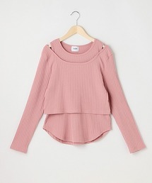 【リンク】肩スリットトップス