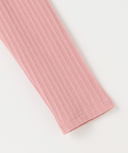 petit main LIEN（プティマインリアン）の「【リンク】肩スリットトップス（Tシャツ/カットソー・レディース・ピンク/オフホワイト/ライトグリーン/ブラック・FREE）」の12枚目の写真