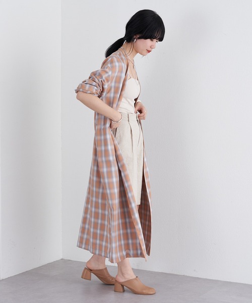 SHENERY（シーナリー）の「チェックロングガウン（ワンピース）」 - WEAR