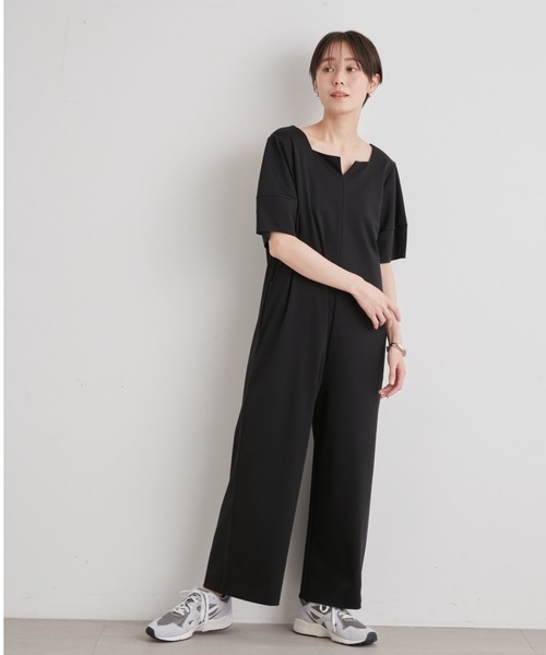 全国送料無料の通販 emmi（エミ）の「【emmi atelier】カットソーオールインワン サロペット・オーバーオール・オールインワン