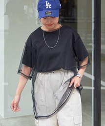 COLONY 2139 | 3WAYチュールレイヤードビッグTシャツ(Tシャツ/カットソー)