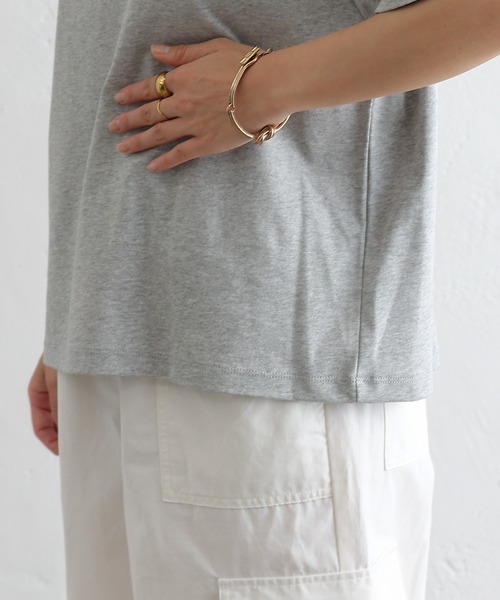 COLONY 2139（コロニートゥーワンスリーナイン）の「3WAYチュールレイヤードビッグTシャツ（Tシャツ/カットソー・レディース・オフホワイト/ブラック/グレー・FREE）」の19枚目の写真