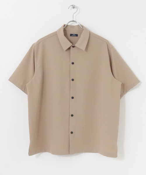 ITEMS URBANRESEARCH（アイテムズ アーバンリサーチ）の「TRストレッチ 半袖シャツ（シャツ/ブラウス・メンズ・ベージュ/ブラック/ブルー/グレー・LARGE/MEDIUM）」の7枚目の写真