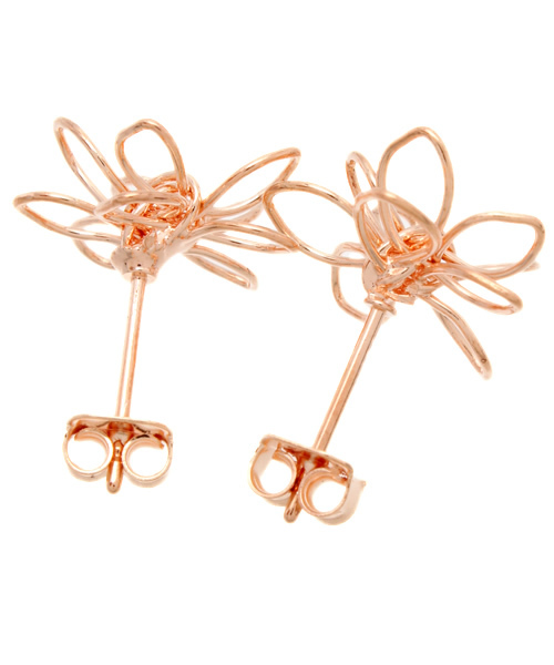 Kahiko(カヒコ)の「【Kahiko】立体フラワーピアス(ピアス(両耳用)・レディース・ゴールド/ピンク/シルバー・FREE)」の4枚目の写真