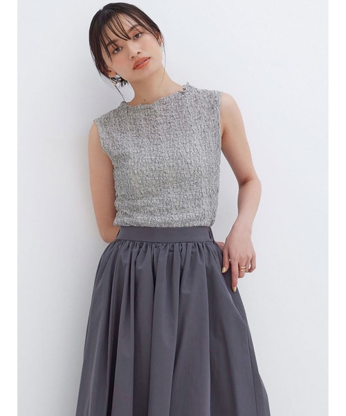 Stylevoice for xxx(スタイルヴォイスフォー)の「カットレースノースリーブトップス(Tシャツ/カットソー・レディース・ブラック/その他/オフホワイト・FREE)」の22枚目の写真