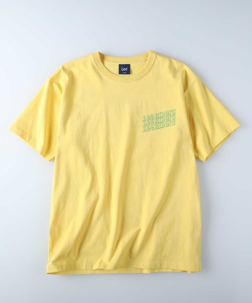 Lee（リー）の「【Lee】バック３連ロゴプリントＴ（Tシャツ/カットソー・メンズ・イエロー・XL/L/M）」の2枚目の写真