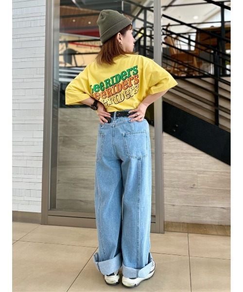 Lee（リー）の「【Lee】バック３連ロゴプリントＴ（Tシャツ/カットソー・メンズ・イエロー・XL/L/M）」の22枚目の写真