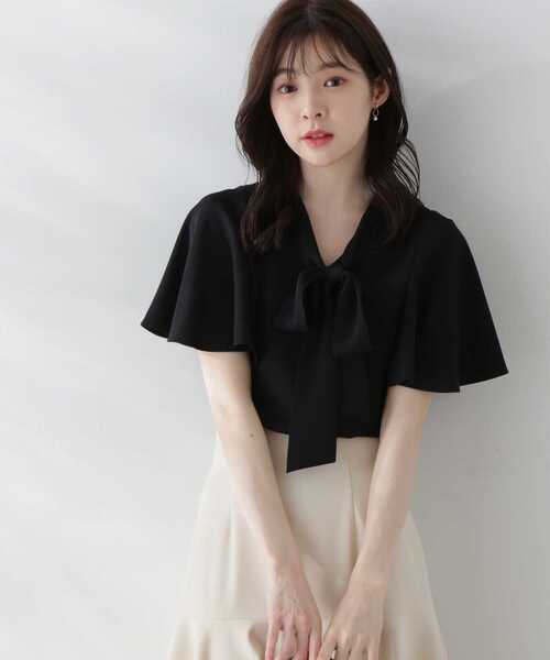 PROPORTION BODY DRESSING(プロポーションボディドレッシング)の「マルチWAYフレアースリーブブラウス / 1213110510(シャツ/ブラウス・レディース・グレー/ホワイト/ブラック・SMALL/MEDIUM)」の8枚目の写真