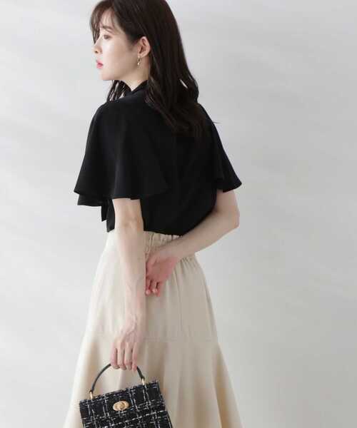 PROPORTION BODY DRESSING(プロポーションボディドレッシング)の「マルチWAYフレアースリーブブラウス / 1213110510(シャツ/ブラウス・レディース・グレー/ホワイト/ブラック・SMALL/MEDIUM)」の9枚目の写真