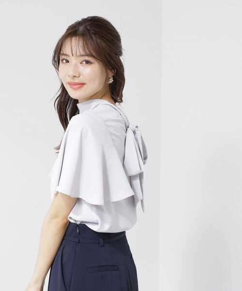 PROPORTION BODY DRESSING(プロポーションボディドレッシング)の「マルチWAYフレアースリーブブラウス / 1213110510(シャツ/ブラウス・レディース・グレー/ホワイト/ブラック・SMALL/MEDIUM)」の13枚目の写真