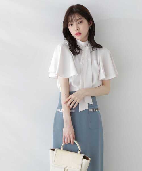 PROPORTION BODY DRESSING(プロポーションボディドレッシング)の「マルチWAYフレアースリーブブラウス / 1213110510(シャツ/ブラウス・レディース・グレー/ホワイト/ブラック・SMALL/MEDIUM)」の21枚目の写真