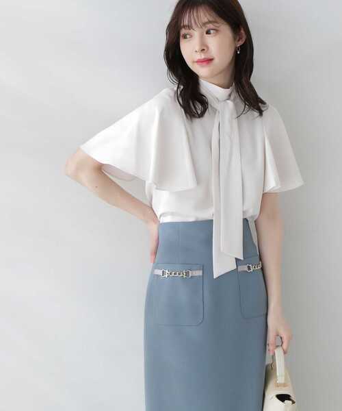 PROPORTION BODY DRESSING(プロポーションボディドレッシング)の「マルチWAYフレアースリーブブラウス / 1213110510(シャツ/ブラウス・レディース・グレー/ホワイト/ブラック・SMALL/MEDIUM)」の22枚目の写真