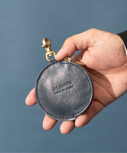 kissora（キソラ）の「【kissora/キソラ】 日本製 本革 小物入れ ブリリオ サークルコインケース（コインケース・レディース・ブラウン/ブラック/オリーブ/オレンジ/ネイビー/レッド・FREE）」の4枚目の写真