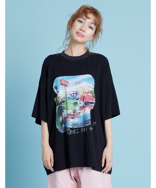 ブラウス シャツ 「8」「it」「Little Sunny Bite」denim-long-tee レディース メンズ Little sunny bite ブラウス シャツ 「8」「it」「Little Sunny