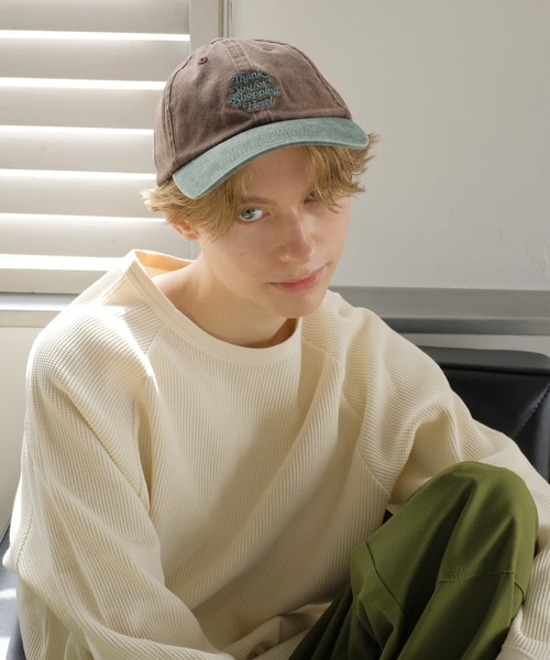 FRUIT OF THE LOOM(フルーツオブザルーム)の「Pigment LOW CAP(キャップ・メンズ・ブルー/グリーン/チャコール/ベージュ/アイボリー・FREE)」の11枚目の写真