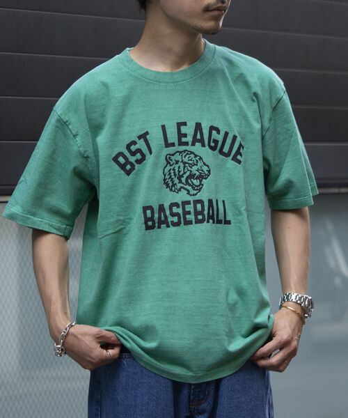 SCREEN STARS（スクリーンスターズ）の「【SCREEN STARS/スクリーンスターズ】カレッジTシャツ カレッジロゴプリント（Tシャツ/カットソー・メンズ・パープル/レッド/ブルー/グリーン・M/L/XL）」の2枚目の写真