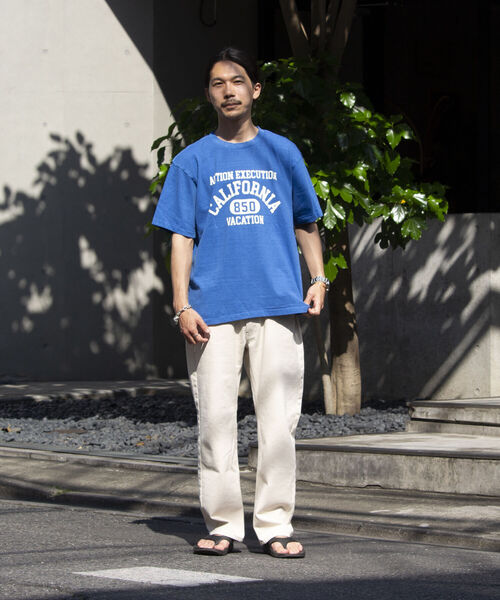 SCREEN STARS（スクリーンスターズ）の「【SCREEN STARS/スクリーンスターズ】カレッジTシャツ カレッジロゴプリント（Tシャツ/カットソー・メンズ・パープル/レッド/ブルー/グリーン・M/L/XL）」の11枚目の写真