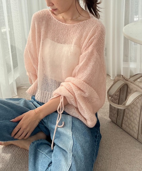 Arpege story メッシュニット リボン 黒 Arpege story Original │【公式通販】Arpege story