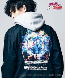 美品 ジョジョの奇妙な冒険 glamb コラボ スタープラチナコーチジャケット glamb（グラム）の「Star Platinum Coach JKT / スタープラチナコーチ
