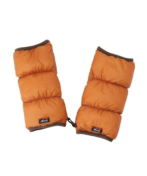 NANGA（ナンガ）の「MOUNTAIN LODGE DOWN WRIST GAITERS / マウンテンロッジダウンリストゲイター（アームカバー・レディース・ライム/ブラック/モカ/イエロー/オレンジ系/ブルー系・M/S）」の6枚目の写真