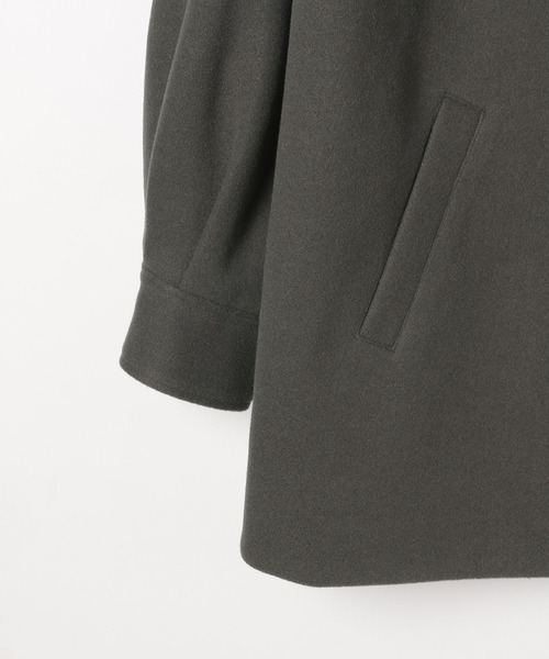 GLOBAL WORK(グローバルワーク)の「ウーリーテックミドルコート/AND YUA ANY/193241(その他アウター・キッズ・ブラック/アイボリー/グレー系その他・150cm/160cm)」の9枚目の写真